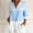 Light Blue, variant on Shirts Womens&nbsp;Tops Button Down Striped Casual Collared Relaxed Fit Long Sleeve Blouson Blouse Office Wear Yellow