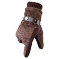 thumbnail image 2 of Xihbxyly Guantes de Ciclismo de Invierno, Elegante Diseño de Dedos Completos, Ajuste con Cremallera, Agarre Antideslizante En La Palma, Imprescindibles para Deportes Al Aire Libre, Esquí, Senderismo,, 2 of 3