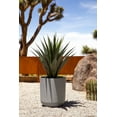 thumbnail image 6 of Veradek Mason Series Kona 20" Plastic-Stone Planter 2-Pack Gray, 6 of 10