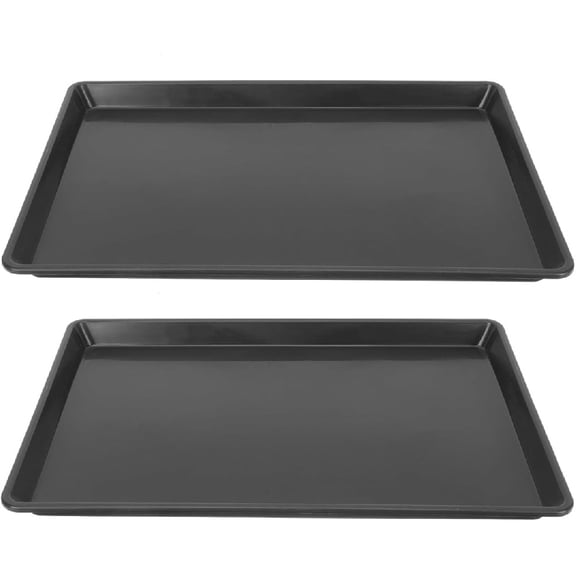 Dog Crate Tray Replacement Leakproof Plastic Kennel Bottom Pan 16.92X12.99X0.98 Inch Easy Clean Dog Crate Tray for Small Dogs Bird and Bunny Cages