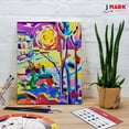 thumbnail image 6 of J MARK Acrylic & Watercolor Painting Kit – Complete Painting Set with Watercolor Kit, Acrylic & Watercolor Paint Tubes, Wood Easel, Watercolor Paper, Canvas Painting Kit & More, 6 of 8