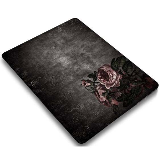 KSK KAISHEK Compatible Newest MacBook Pro 13" Case 2016 - 2022 Rel. Model A1706 A1708 A1989 A2159 A2251 A2289 A2338 M1, Plastic Protective Case Hard Cover + Black Keyboard Cover, Flower 154