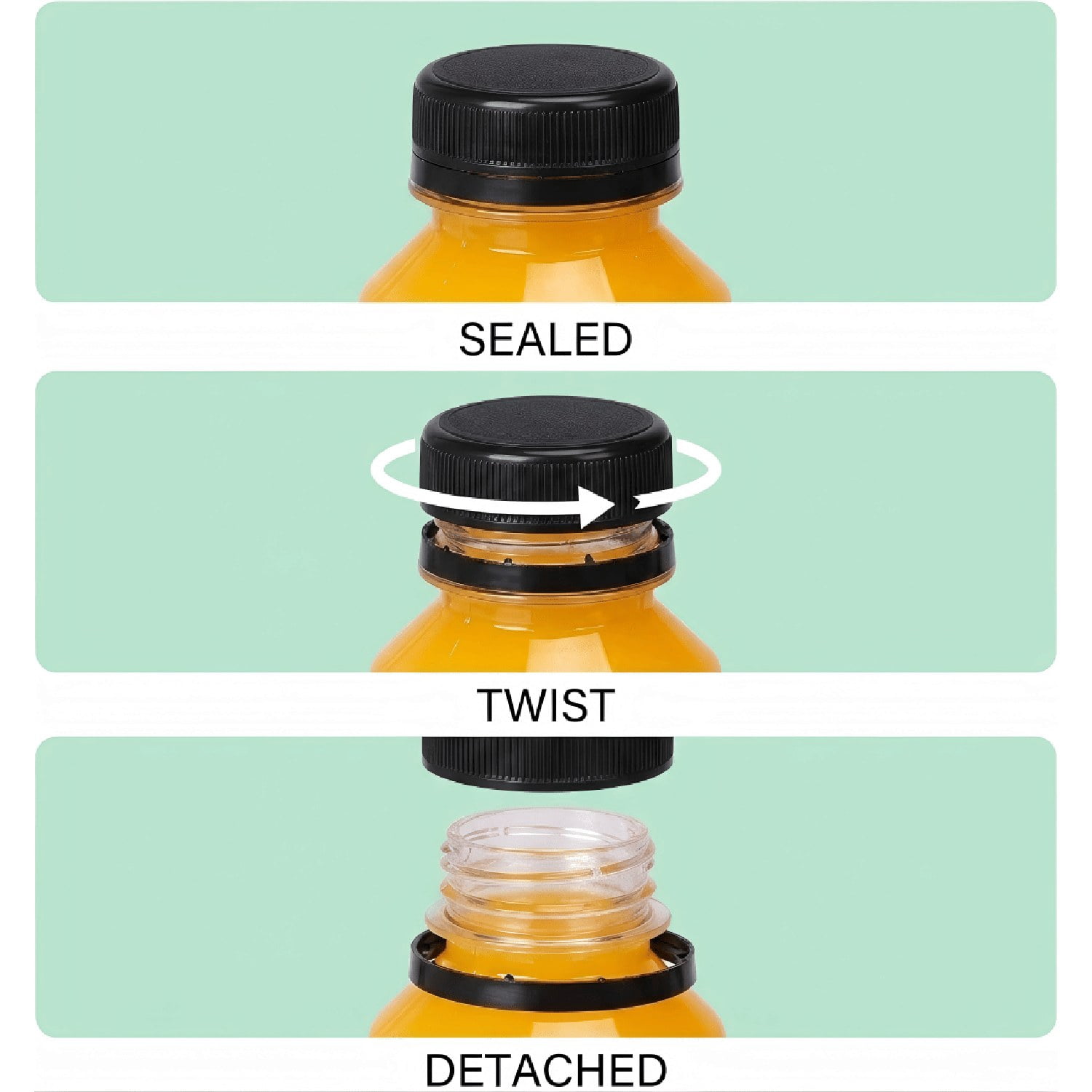 8 oz Square Plastic Juice Bottles with Lids, 150 Pcs Clear PET Beverage Containers with Funnel, Cleaning Brush and DIY Labels for Smoothies and Drinks