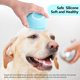 thumbnail image 4 of Juego de 2 cepillos para perros BRI Silicona suave Dispensador de jabón y champú Azul, 4 of 5
