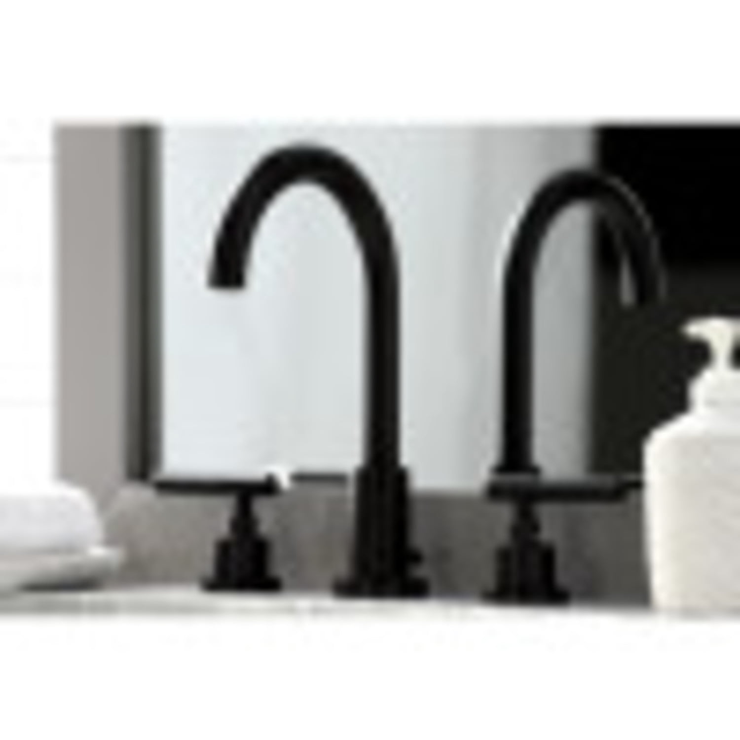 Fauceture FSC8925CKL Kaiser Widespread Bathroom Faucet with Pop-Up Drain, Oil Rubbed Bronze