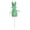 Mint Green, variant on DAMAI 7.8" Easter Flocked Bunnies Picks Faux Foam Picks Decorative Pastel Speckled Stems with Bow for Spring Easter Basket Bouquets Floral Arrangement Centerpiece Wreath