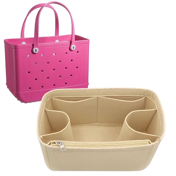 Organizador para Bolsa de Playa Lckaey en Fieltro para Bolso Tote Bo