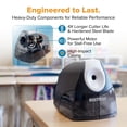 thumbnail image 7 of Bostitch Personal Electric Pencil Sharpener, HHC Cutter Tech, Stall-Free Motor, High-Capacity Tray, 7 of 7