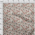 thumbnail image 3 of oneOone Viscose Chiffon White Fabric Asian Suzani Fabric For Sewing Printed Craft Fabric By The Yard 42 Inch Wide, 3 of 5