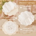 thumbnail image 4 of 5Yards Double Ruffle Ribbon Trim 3.1inch Wide Ivory White Pleated Chiffon Trim Vintage Ruffle Lace Trim Polyester Ruffled Trimming, 4 of 6
