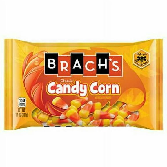 Brach's Classic Candy Corn, Made with Real Honey (Classic 11-oz Bag, 3 Pack) Classic 11-oz Bag 10.97 Ounce (Pack of 3)