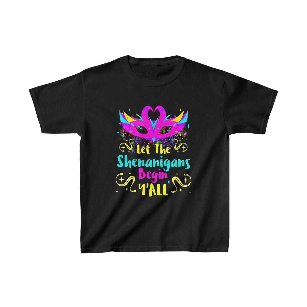 Cute Mardi Gras Shirts for Girls Let The Shenanigans Begin Yall New Orleans Cute Mardi Gras Outfit for Kids Walmart