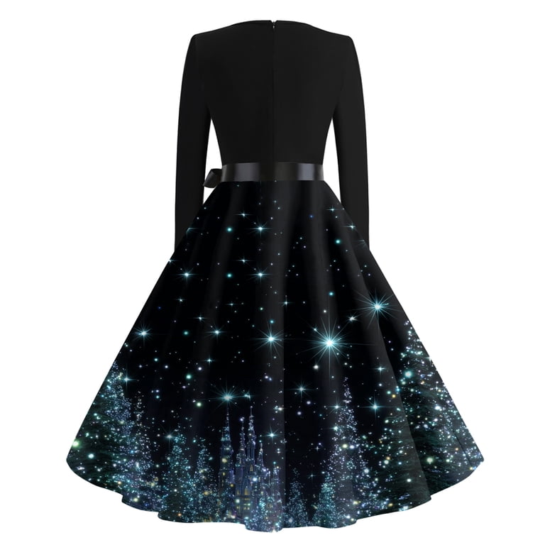 Christmas Dresses for Women Women's Casual Fashion Round Neck Long Sleeve Christmas Printed Party Vintage Long Dresses for Holiday Gathering,Dark Blue,4XL - Walmart.com Christmas Dresses for Women Women's Casual Fashion Round Neck Long Sleeve Christmas Printed Party Vintage Long Dresses for Holiday Gathering,Dark Blue,4XL - Walmart.com