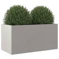 thumbnail image 2 of vidaXL Planter Silver 62x30x29 cm Stainless Steel, 2 of 5