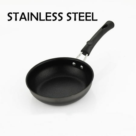 

Mini Pan Non-stick Maifanitum Stainless Steel Frying Pan Home Induction Gas Stove for Omelette Fried Vegetables Panca Steak