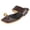 Brown, variant on Berness Women’s Toe Ring Slide Sandals – Gold Accent, Cushioned Footbed, Lightweight Flat Slip-On Sandals, Minimalist Summer Slides KAMILA Dark Brown 8