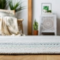 thumbnail image 5 of SAFAVIEH Montauk Spots Geometric Striped Cotton Area Rug, Turquoise, 5' x 8', 5 of 7