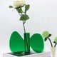thumbnail image 5 of Jarrón decorativo innovador BuyWeek con forma de flor acrílico transparente, 5 of 12