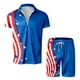 thumbnail image 1 of Playeras Estampadas Para Hombre, Camiseta Holgada Con Estampado De Letras De Ciudad Para Hombre, Conjunto De Ropa Deportiva De Verano, Ropa Deportiva Informal, 1 of 4