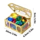 thumbnail image 3 of Caja del tesoro con diamantes de buceo, juego de entrenamiento para piscina infantil, pirata, tesoro de buceo, juguete de bricolaje, joyería, tesoro de plástico, imitación de diamante de cristal., 3 of 6