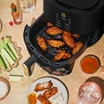 thumbnail image 4 of Beautiful 3 Qt Air Fryer with TurboCrisp Technology, EverGood Ceramic Nonstick Coating, Wildflower Black Sesame by Drew Barrymore, 4 of 11