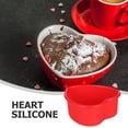 thumbnail image 3 of 4 moldes para pasteles de silicona con forma de corazón para hornear, mini moldes para pasteles antiadherentes en forma de corazón para el día de San Valentín, horno, microondas, freidora y congelador, 3 of 5