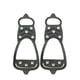 thumbnail image 2 of Crampones de tracción de hielo para zapatos | Cubiertas de TPE antideslizantes con púas de acero de 8 dientes | Tacos inoxidables para nieve, pesca en hielo, senderismo, caminata, carrera | Ligero,, 2 of 8