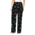 thumbnail image 2 of Bixox Women's Colorful Insect Patterned Pajama Pants Loungewear, 2 of 5