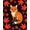 Orange, Pattern 1, variant on ODIKA 2x3 Machine Washable Non-Slip Area Rug, Woodland Fox Among Autumn Leaves Latch Hook High Traffic Rug, Orange, 633144