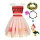 thumbnail image 5 of 2024 Little Girl Casual Moana Dress Role Playing Ocean Adventure 2 Fancy Vaiana Halloween Princess Costume Summer Clothing Frock, 5 of 5