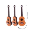 thumbnail image 2 of Miangastore 3 Pcs Instruments de Musique Simulation Mini Modèles de Guitare pour Maison de Poupée, 2 of 8
