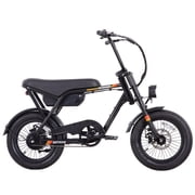 GOTRAX Ranger16 Adult Electric Bike - 36V 20 MPH Speed, 24 Mile Range, 16 x 3 Fat Tires, Moped Style, Black