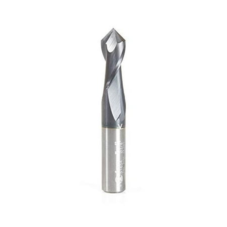 

amana tool - 51654 high performance cnc solid carbide 90 v spiral drills with alt