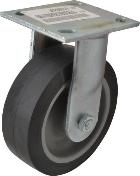 E.R Rigid Caster with Top Plate Mount ... Wagner 6 Inch Diameter x 2 Inch Wide 