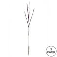 thumbnail image 3 of Vickerman 60 Pink LED Twig Light Set on Brown Wire, Pack of 3., 3 of 3