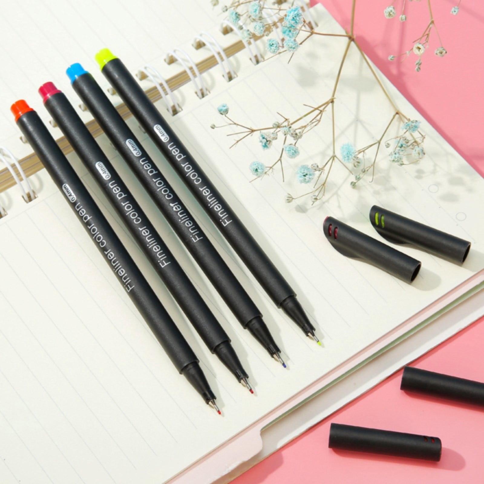 CMrtew 36pcs Fineliner Drawing Pens Artist Art Supplies Adult Waterproof Watercolor Fine Line Marker Archival Ink Sketch Outline Manga Anime Gift Sketching Zentangle Stuff