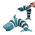 thumbnail image 1 of Fidget Toy WOZADU Fidget Slug Articulado Elástico Tiburón, 1 of 7
