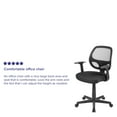 thumbnail image 6 of Emma + Oliver Mid-Back Black Mesh Swivel Ergonomic Task Office Chair - Arms, BIFMA Certified, 6 of 16