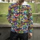 thumbnail image 3 of Sudadera con capucha y estampado 3D de dibujos animados, sudadera con cremallera y letras explosivas, estilo punk y grafiti, para hombres, mujeres y niños, ropa de calle de moda, 3 of 5