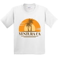 thumbnail image 3 of Inktastic Ventura California Retro Sunset Youth T-Shirt, 3 of 5