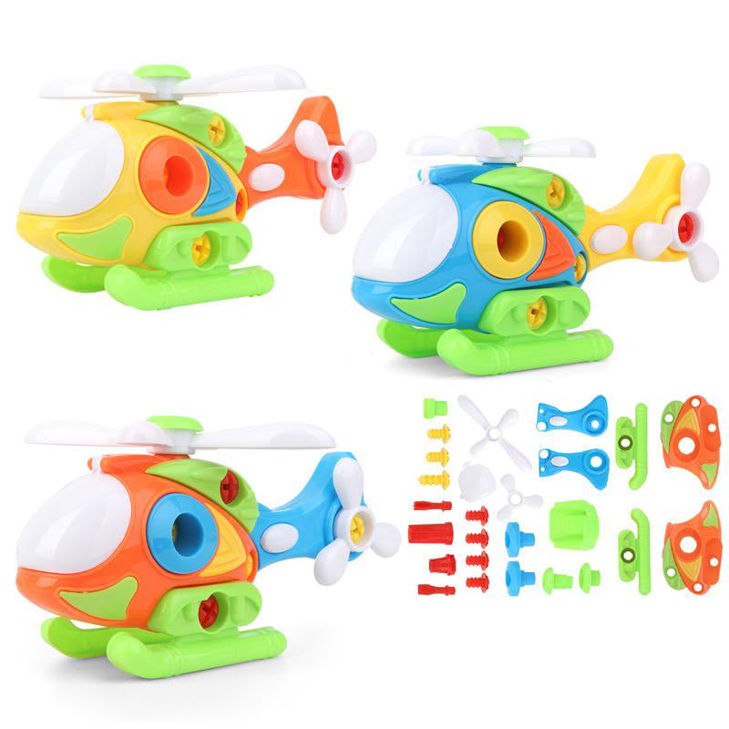 3D Puzzle Early Learning Educational Toys Detachable Kids/Baby Airplane 