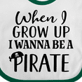 thumbnail image 4 of Inktastic Pirate Future Childs Boys or Girls Baby Bib, 4 of 4