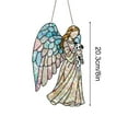thumbnail image 3 of ddioayh Acrylic Guardian Angel & Dog Light Catcher Ornament - Colorful Garden Decor, Weather-Resistant & Shatterproof for Indoor Outdoor Use, Excellent Gift for Home Decoration, 3 of 7