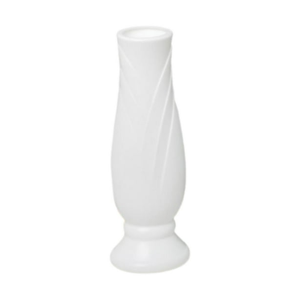 Jarrón de flores, adorno, moderno, elegante, estético, florero decorativo. Blanco
