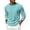 Sky Blue, variant on Maean Men's Casual Striped Shirts Crewneck Long Sleeve Basic Tshirt Lightweight Soft Fall Tops