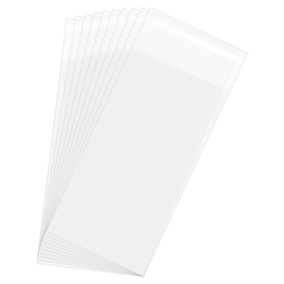 9.1"x 3.9" Acid-Free Picture Sleeve, 120Pack Crystal Clear Sleeves Storage Bag