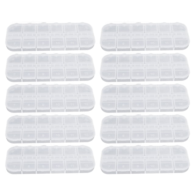 Plastic Jewelry Box Organizer, Transparent Nail Storage Box PP For Jewelry
