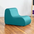 thumbnail image 4 of Jaxx Midtown Small Classroom Soft Foam Chair - Premium Vinyl Cover, Turquoise, 4 of 7