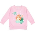 thumbnail image 2 of Inktastic Cute Mermaid Toddler Sweatshirt, 2 of 4