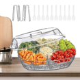 thumbnail image 1 of Chilled Serving Tray Iced Serve Trays For Party Appetizer Serving Tray Ice Tray Design For Party Dining Room Coffee Shop Hotel, 1 of 4